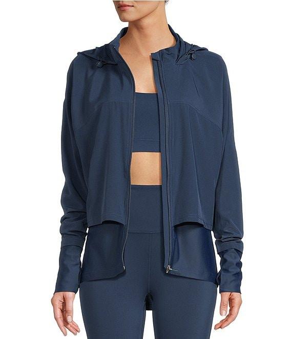 Antonio Melani Active Motivate Zip Front Overlay Track Jacket Product Image