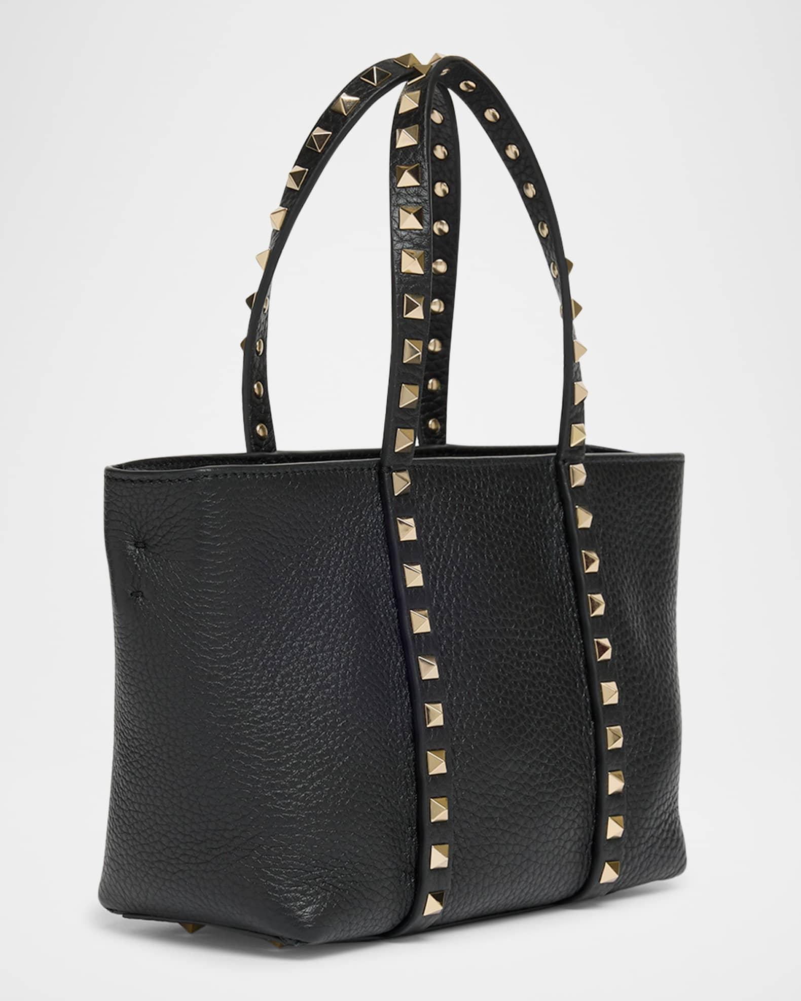 Mini Rockstud Leather Tote Bag Product Image