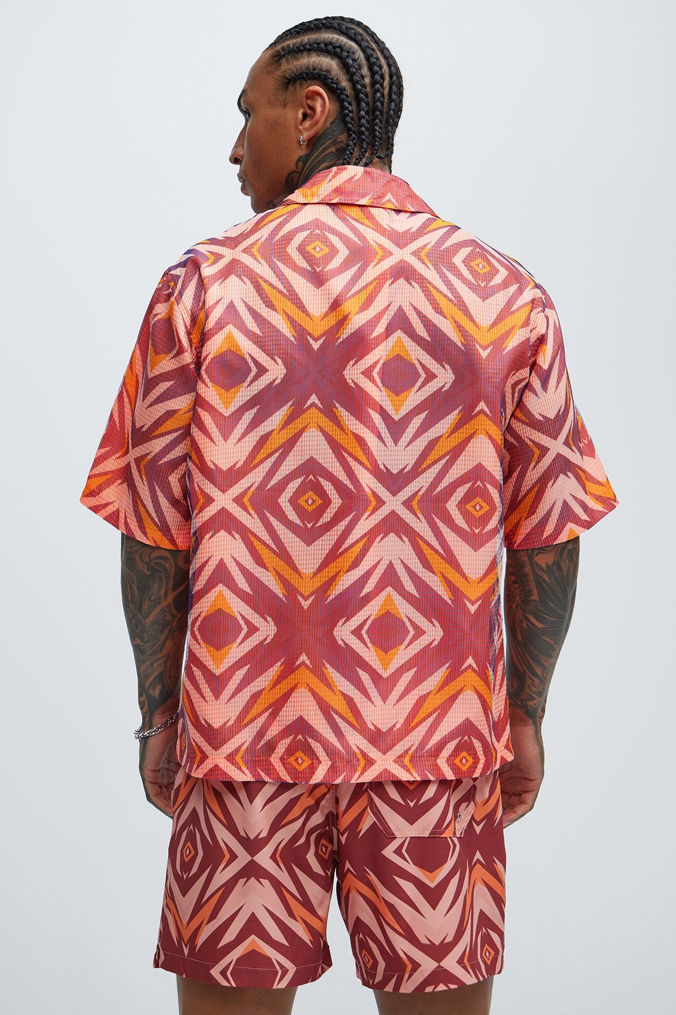 Westyn Shirt - Orange/combo Product Image