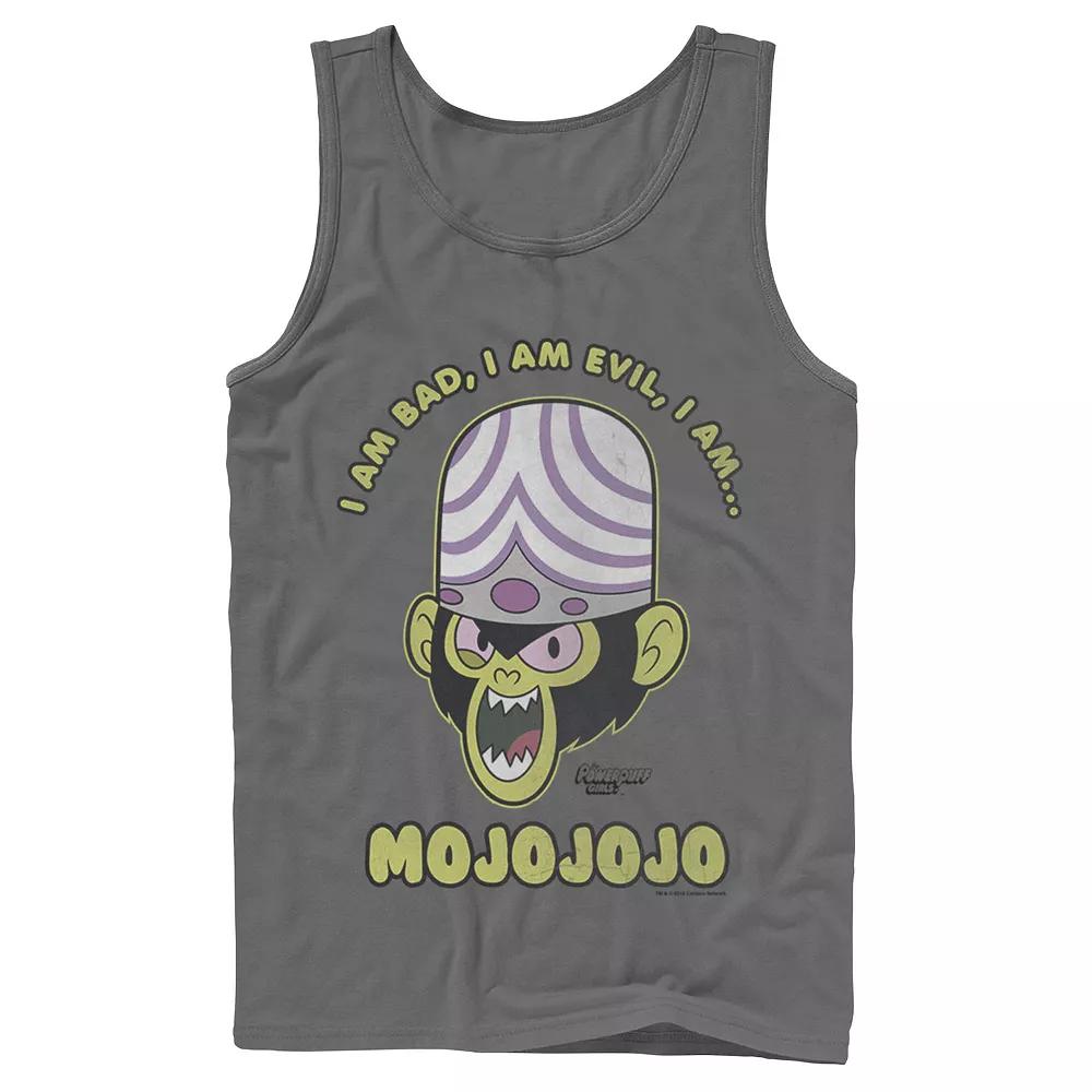 Men's Cartoon Network Mojo Intro "I Am Bad, I Am Evil, I Am... MOJOJOJO" Tank Top,  Product Image