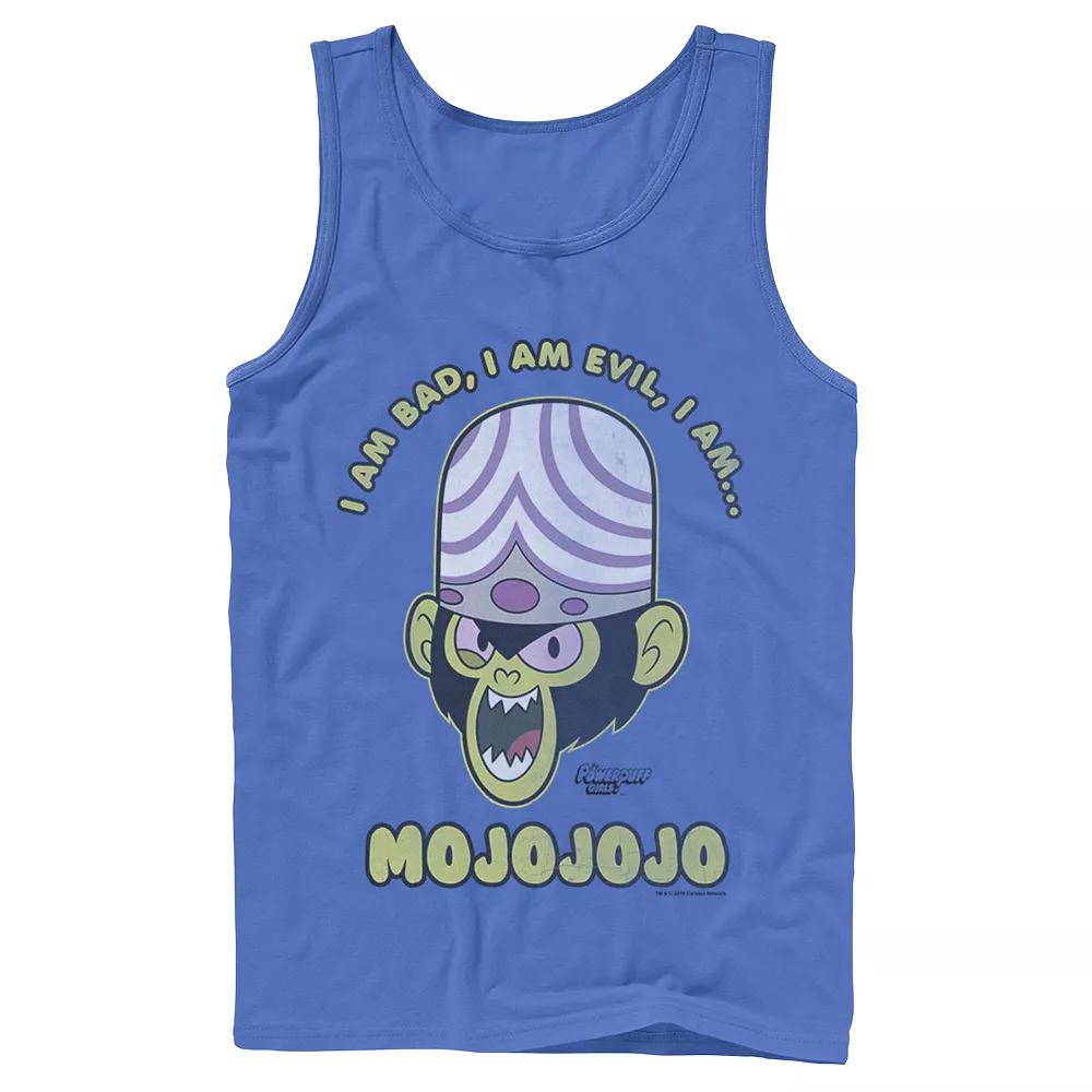 Men's Cartoon Network Mojo Intro "I Am Bad, I Am Evil, I Am... MOJOJOJO" Tank Top,  Product Image
