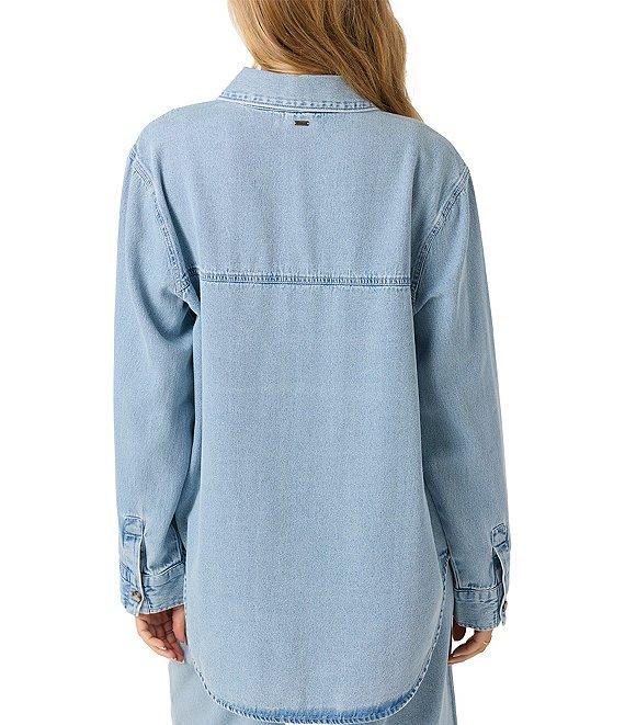 O'Neill Sevie Long Sleeve Oversized Denim Shacket Product Image