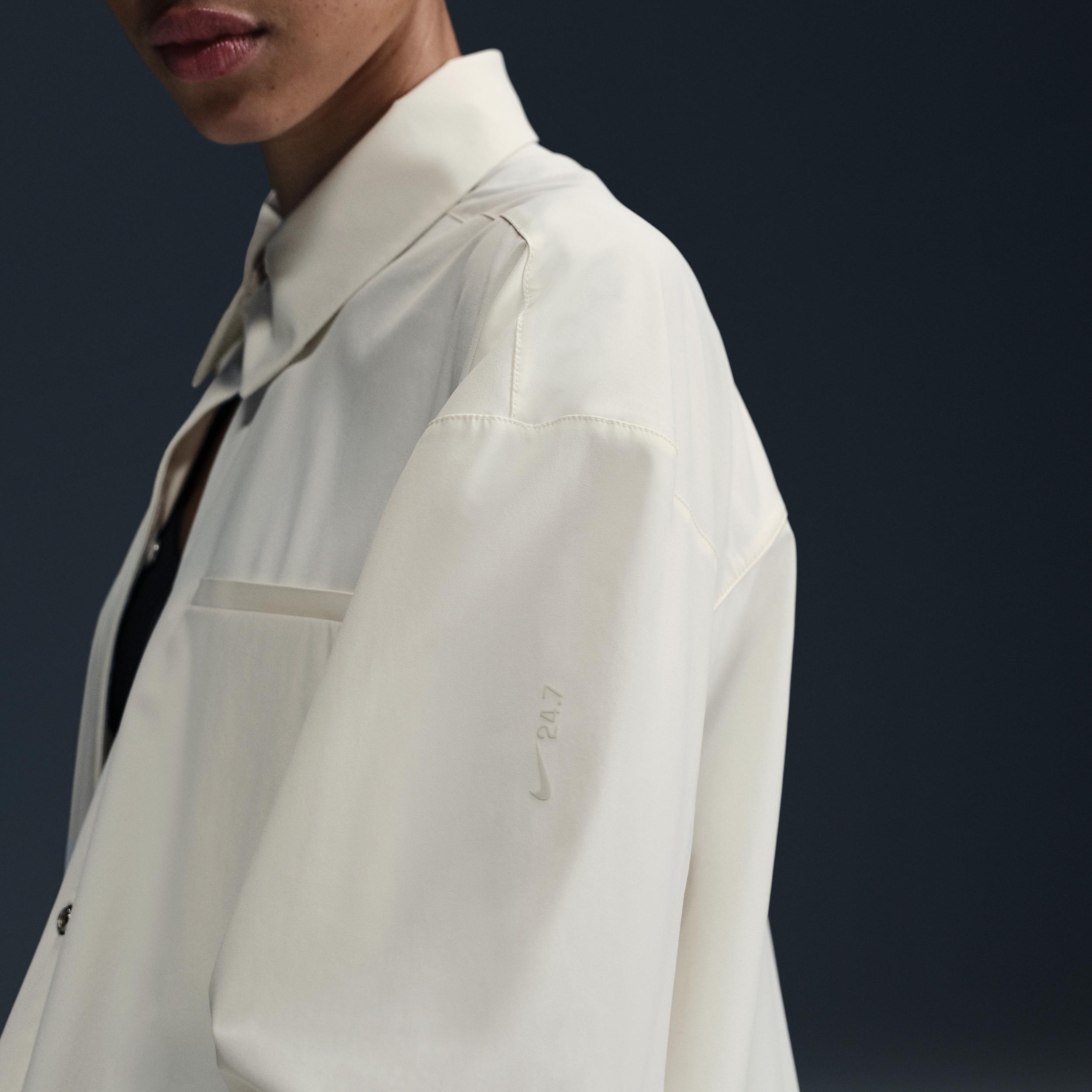 Nike Womens 24.7 PerfectStretch Dri-FIT Oversized Long-Sleeve Shirt | HM8385-455 Product Image