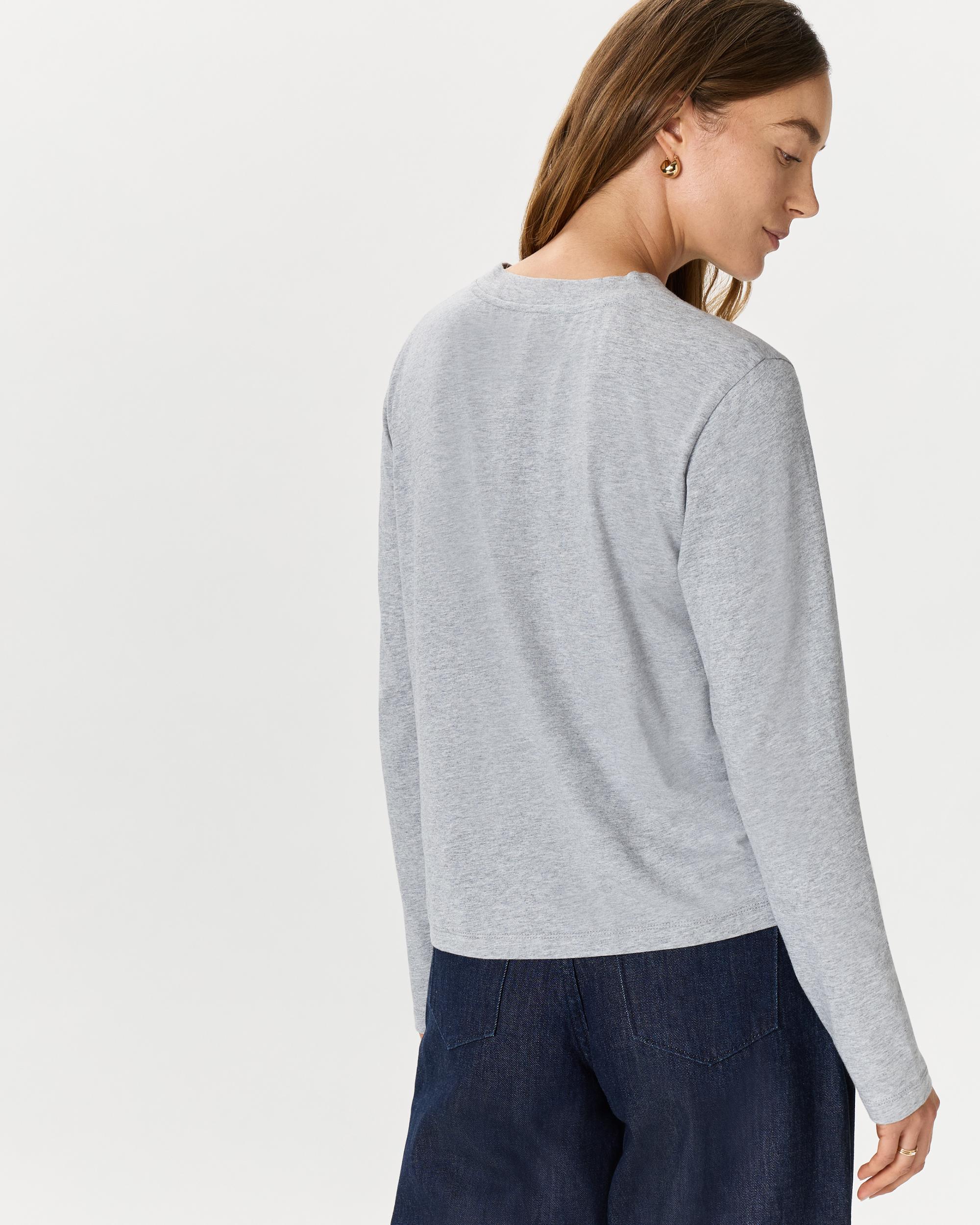 Quince | Women's Cotton Modal Relaxed Long Sleeve T-Shirt Size XL, Cotton/Modal Product Image