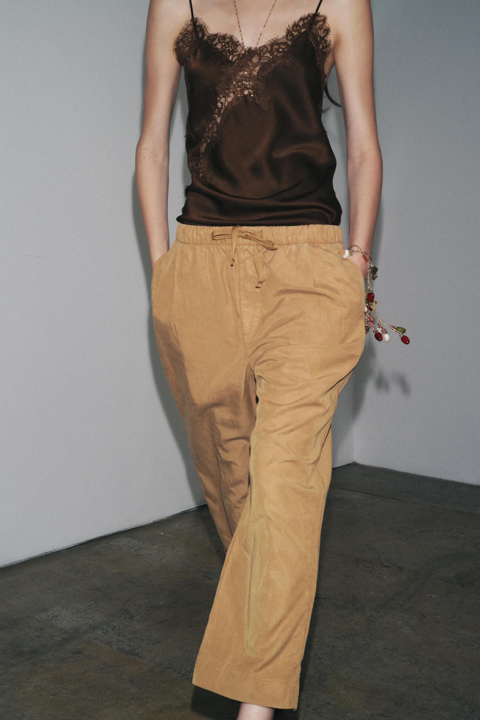 ZW COLLECTION WIDE LEG JOGGER PANTS Product Image