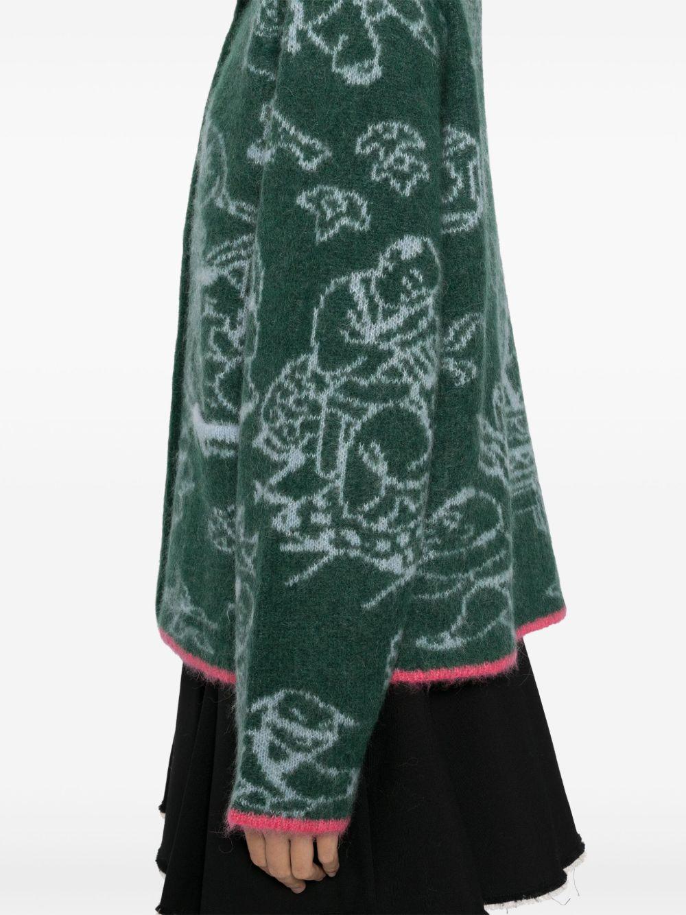 jacquard cardigan Product Image