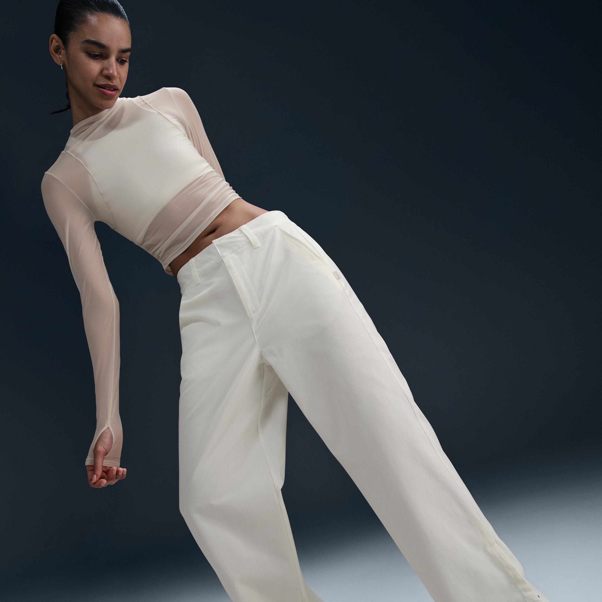 Nike Sportswear Collection Women's Mid-Rise Twill Trousers Product Image