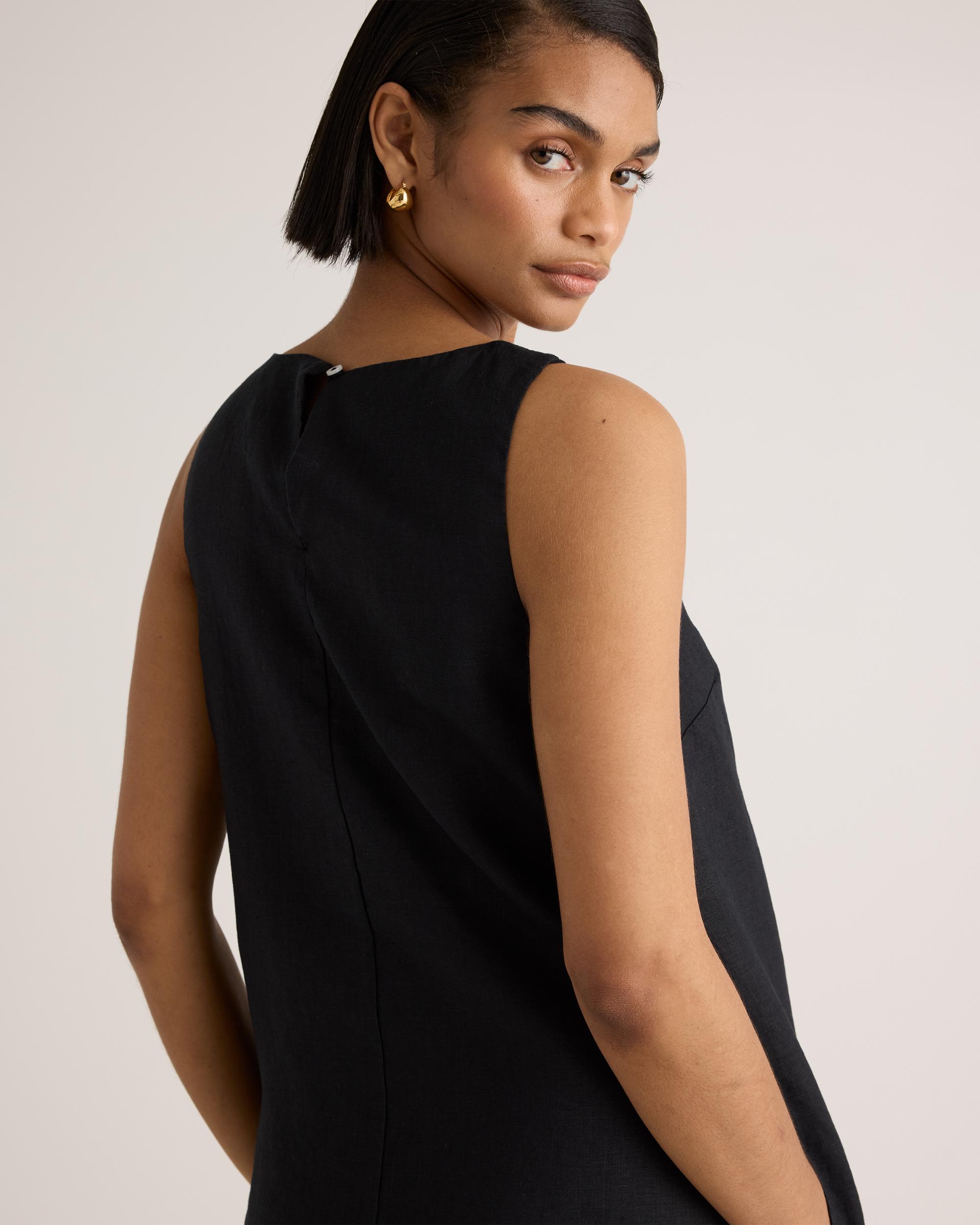 Quince | Women's 100% European Linen Tank Top Mini Dress Product Image