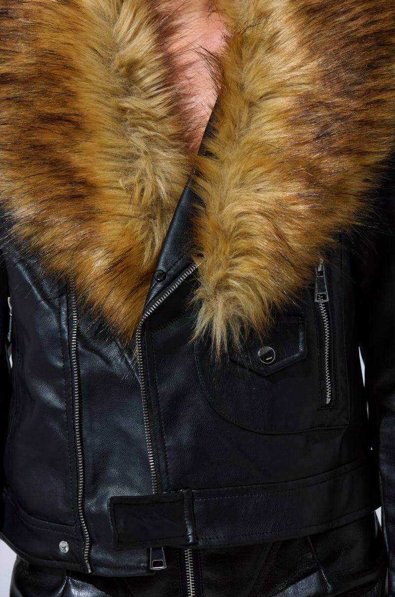 AUSSY FUR COLLAR MOTO Product Image