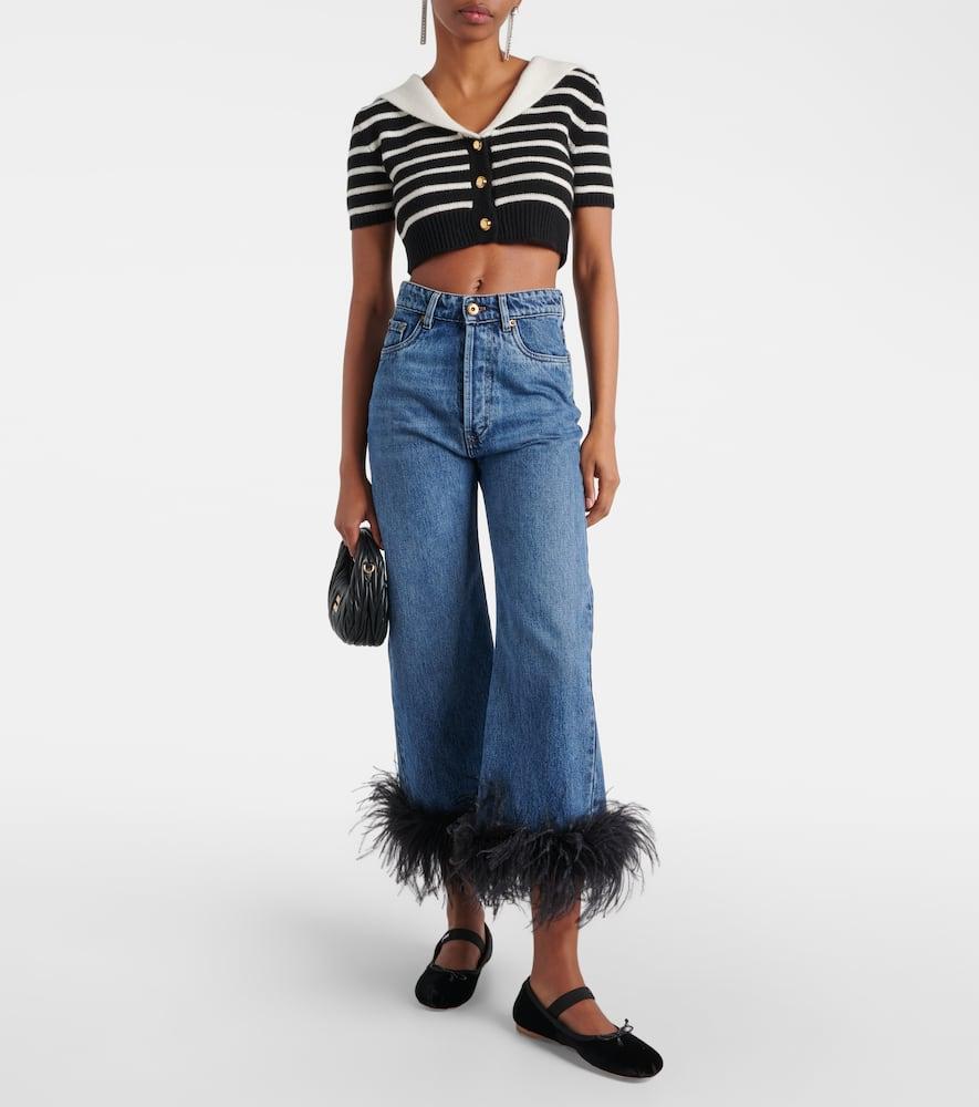 logo-strap ballerina shoes Product Image