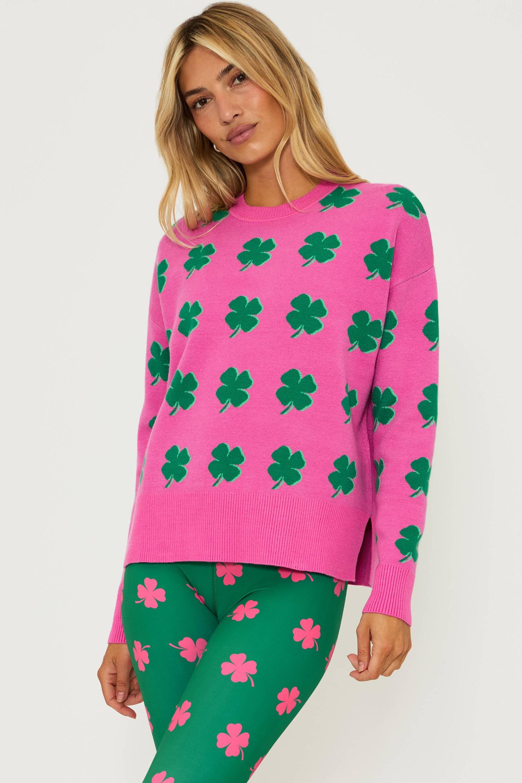 Callie Sweater Lucky Pink Product Image
