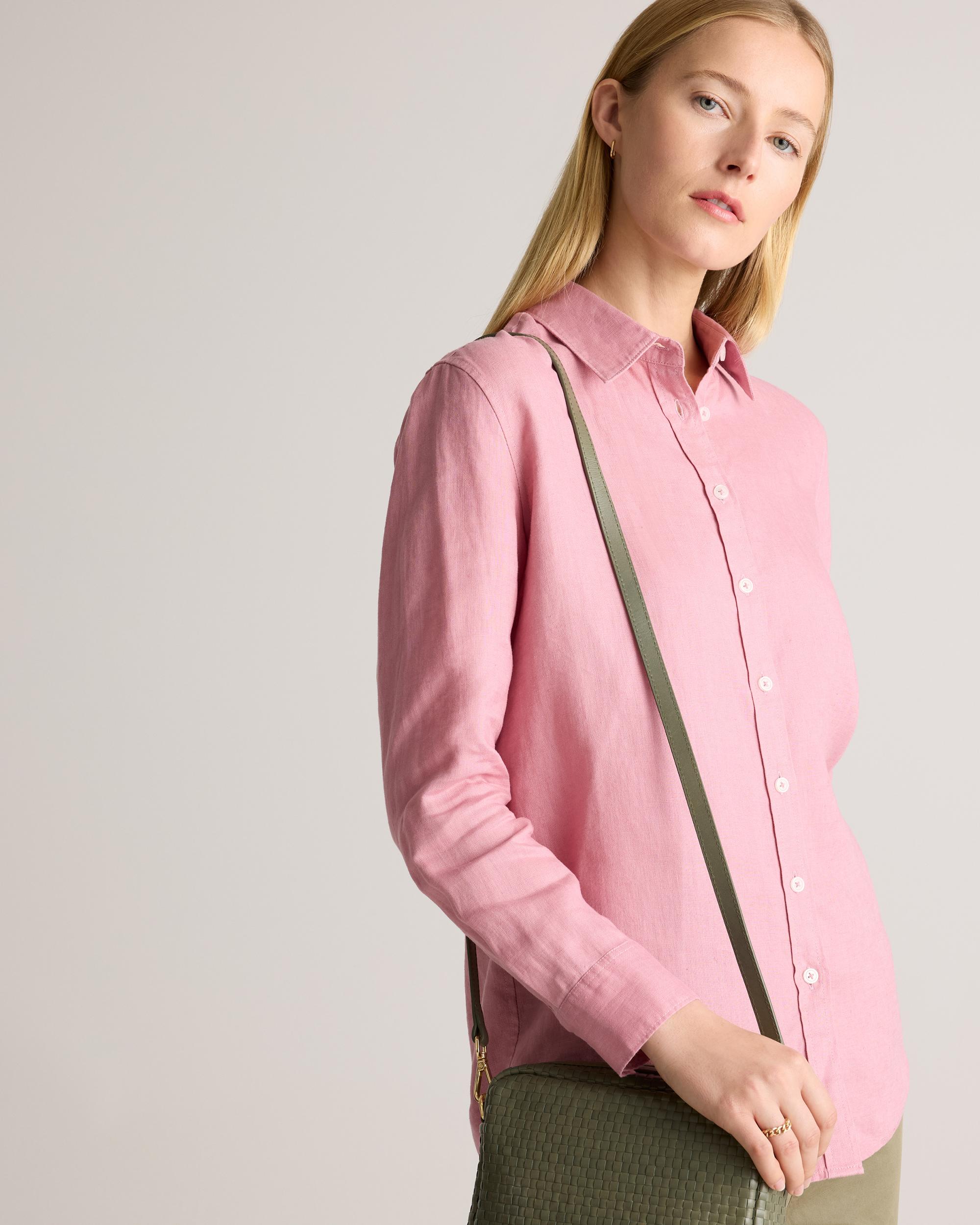Quince | Women's 100% European Linen Long Sleeve Shirt Product Image