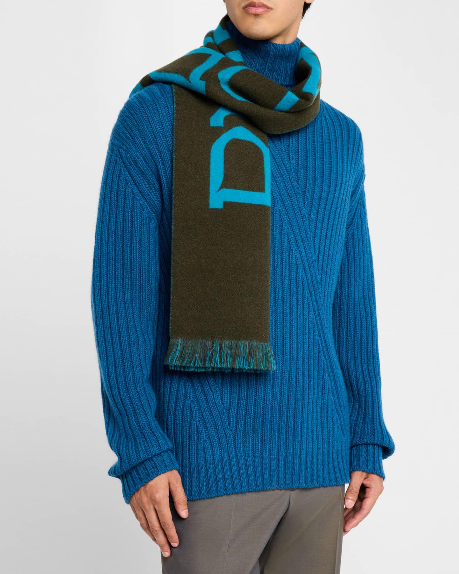 Men's Wool Logo Scarf Product Image