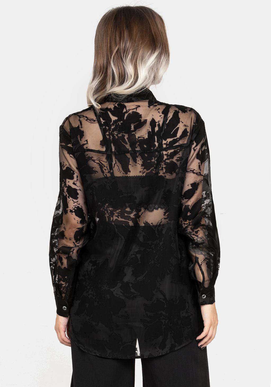 Spectre Sheer Loose Fit Shirt Product Image
