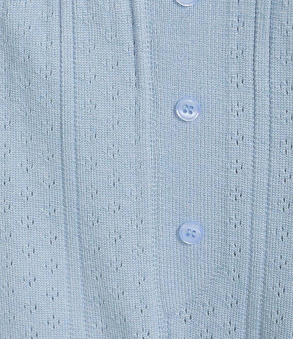 Bailey Rose Wide Leg Pointelle Coordinating Lounge Pants Product Image