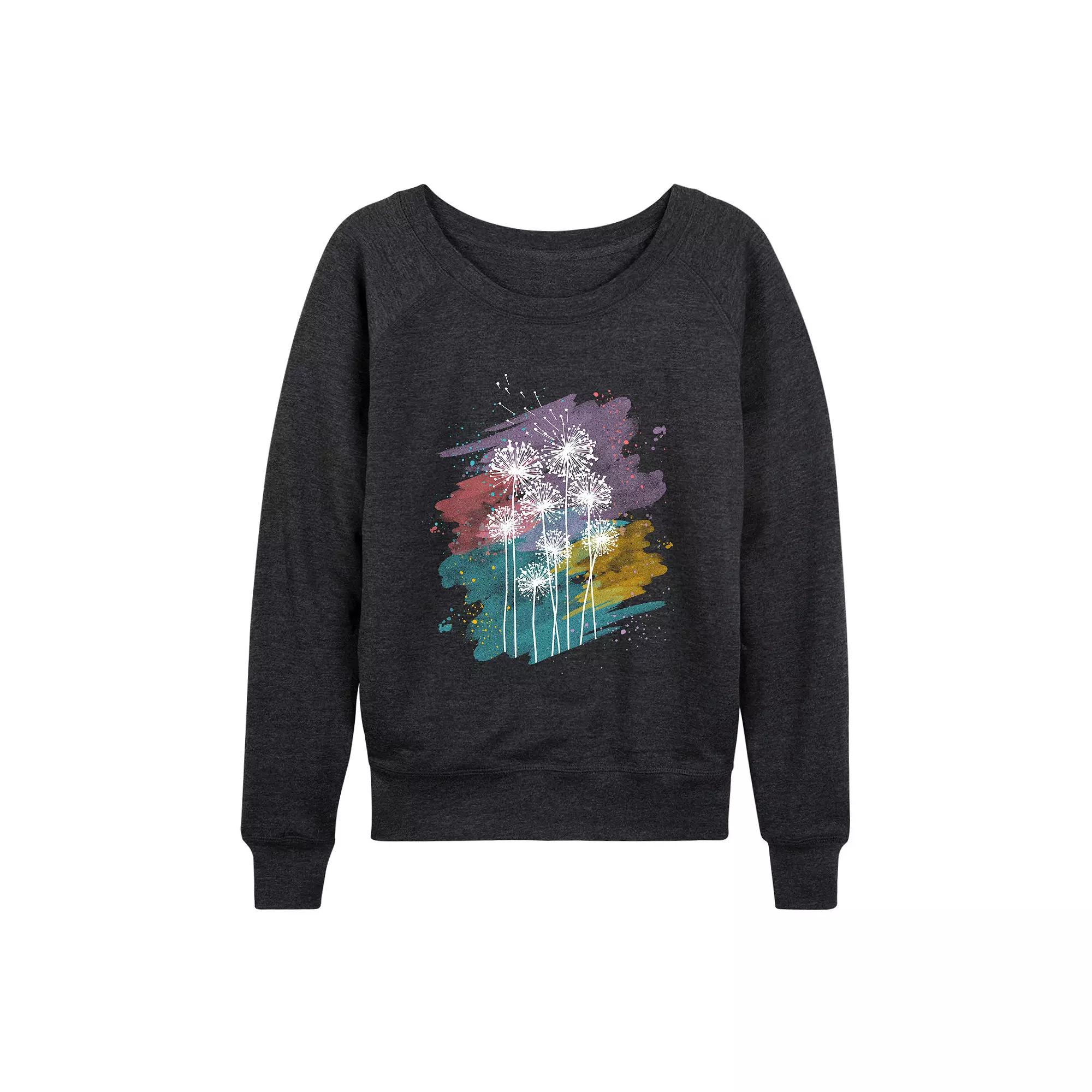 Disney's Mickey Mouse & Friends Women's Tis The Season French Terry Long Sleeve Tee,  Product Image