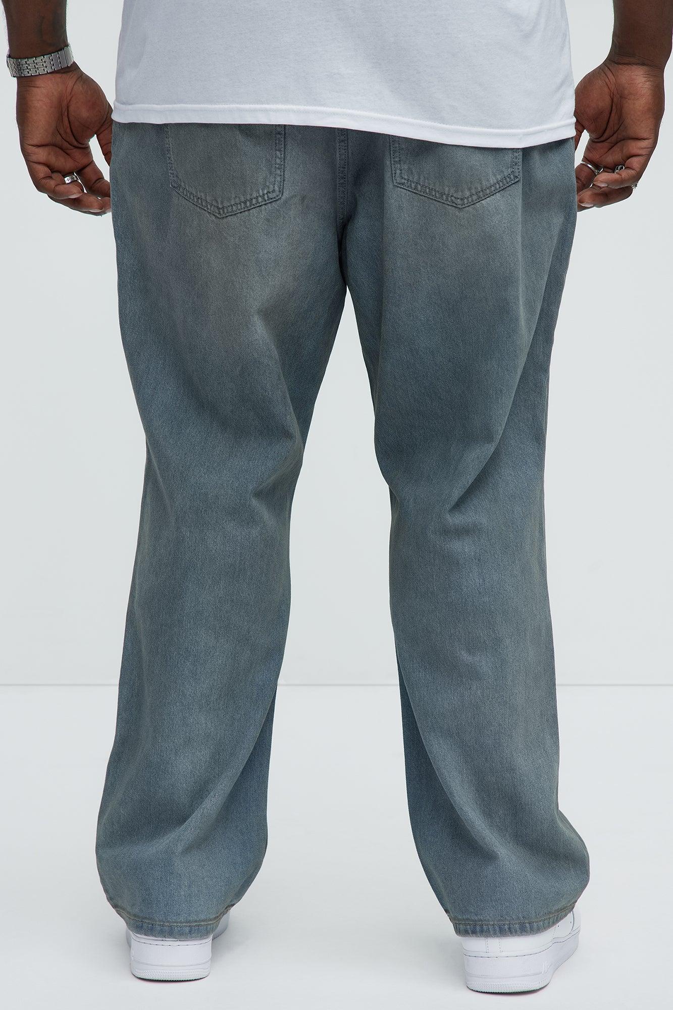 Roll Out Ripped Straight Jeans - Light Blue Wash Product Image