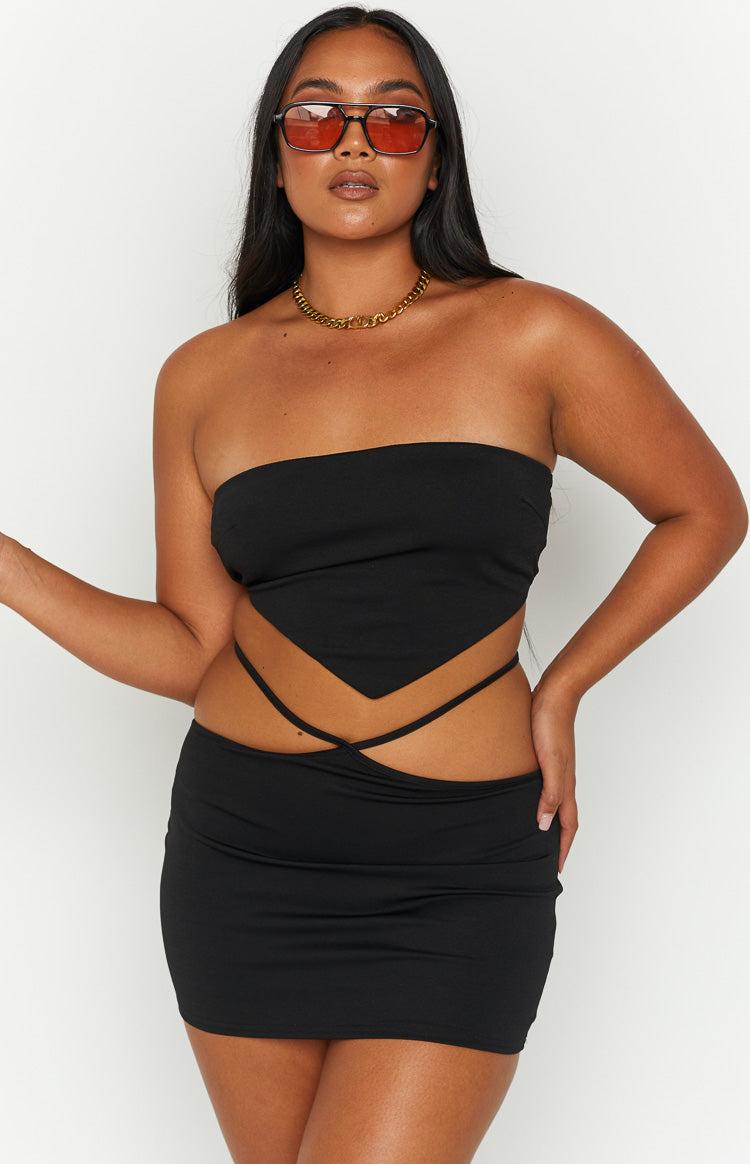 Jhai Black Bandana Top Product Image