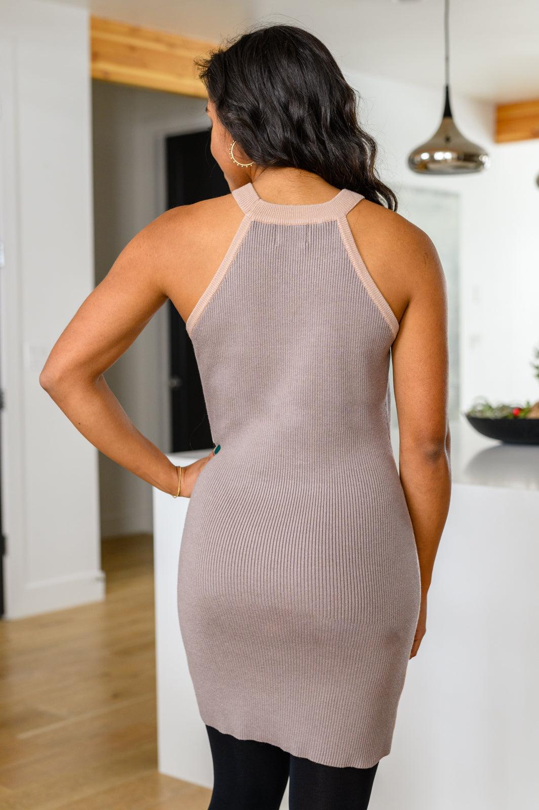 Stick Around Sleeveless Mini Bodycon Dress (Online Exclusive) Product Image