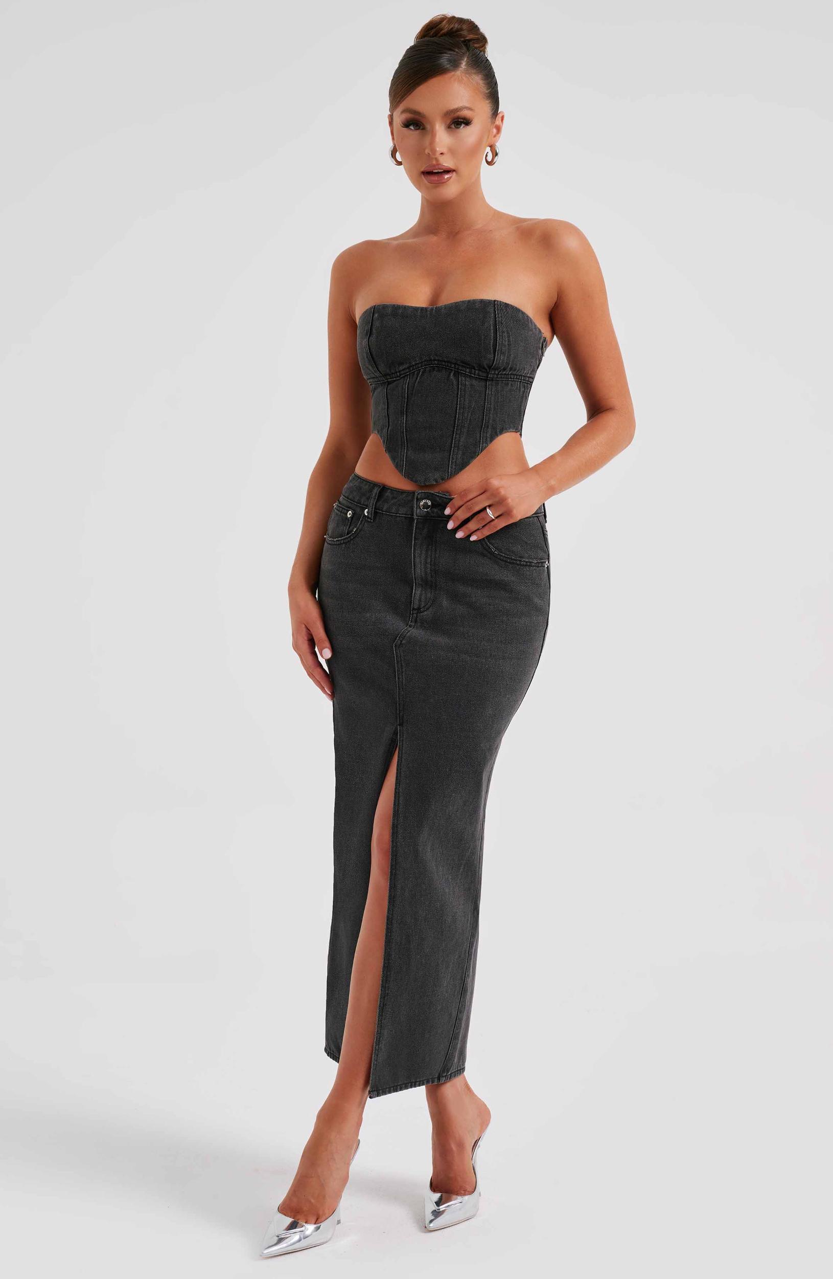 Flor Maxi Skirt - Black Product Image