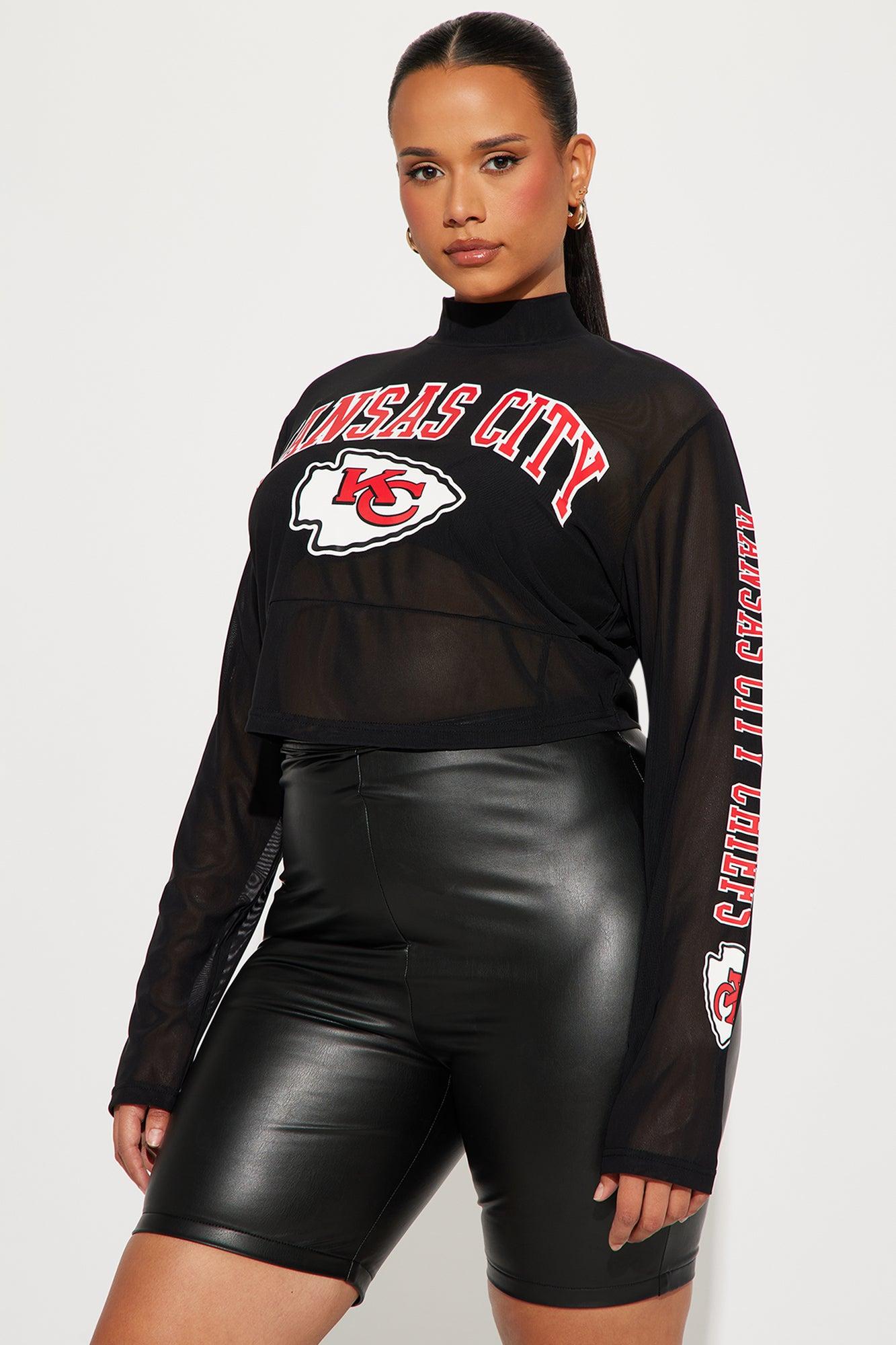 Kansas City Chiefs Half Time Show Crop Top - Black Female Product Image