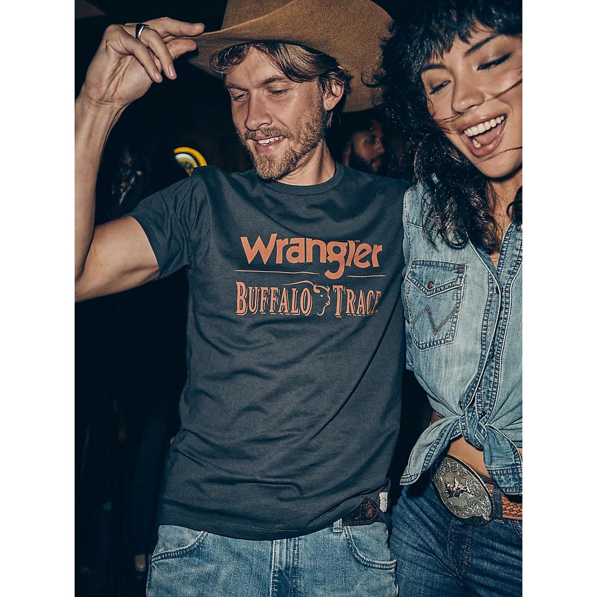 Wrangler x Buffalo Trace™ Men's Logo T-Shirt in Dark Product Image