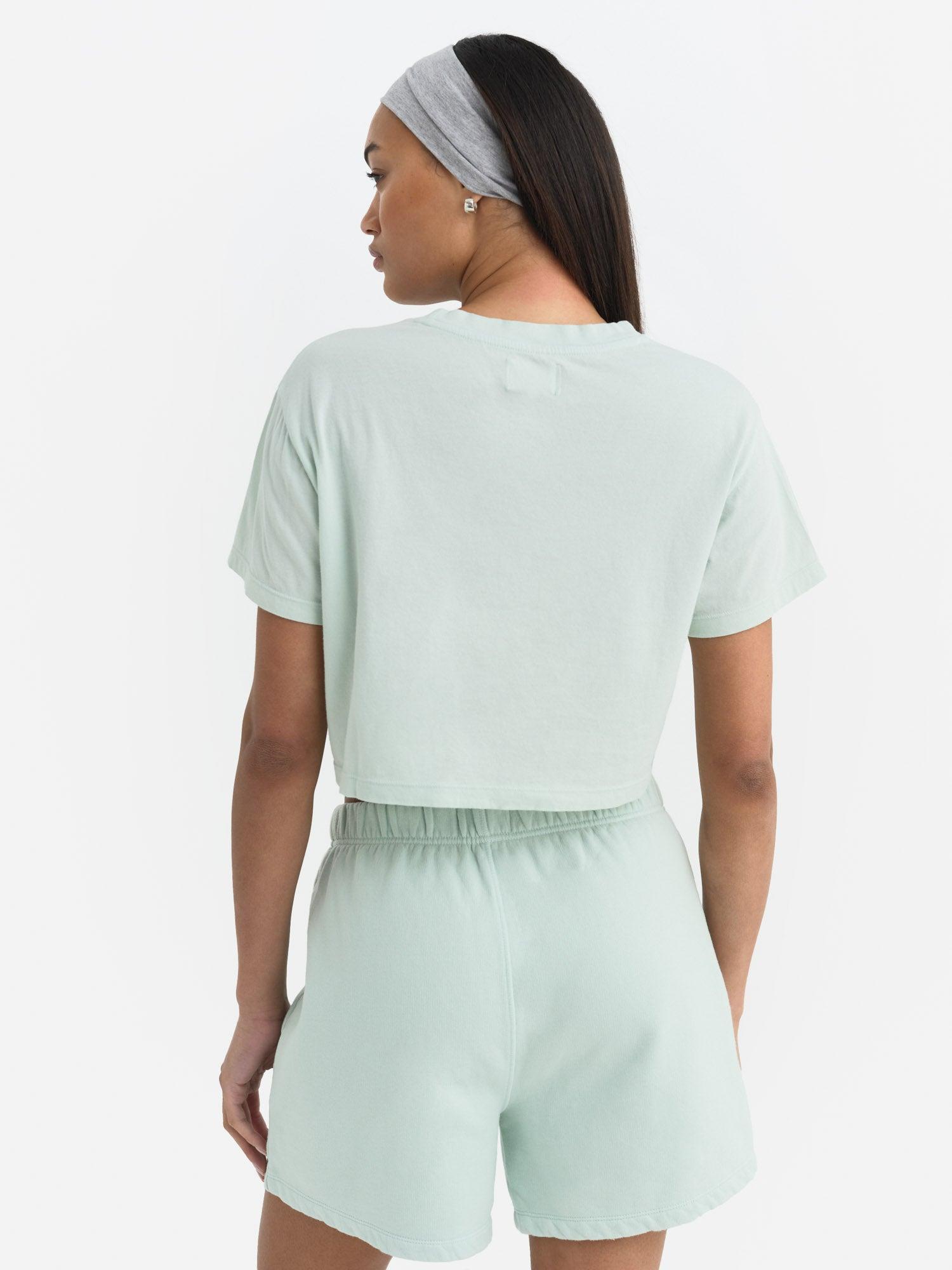 Organic Cotton Relaxed Crop Tee Female Product Image