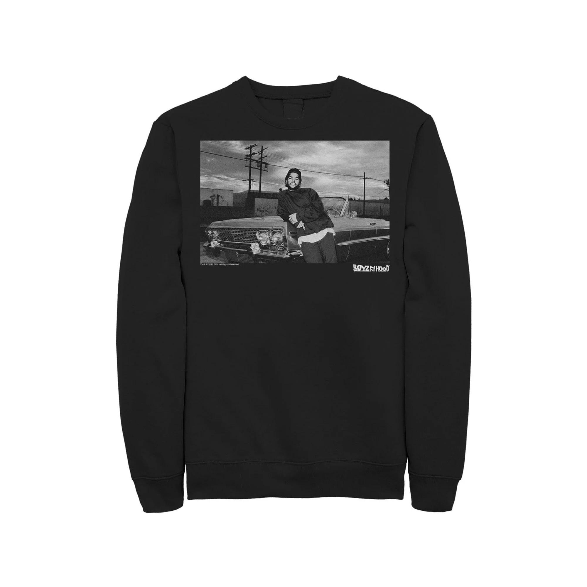 Men's Boyz In The Hood Candid Photo Real Sweatshirt, Size: Small, Grey Heather Product Image