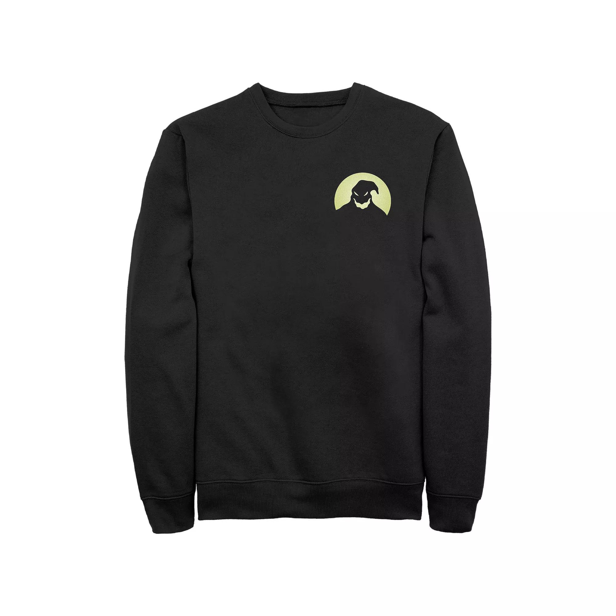 Disney's The Nightmare Before Christmas Oogie Boogie's Silhouette Men's Graphic Fleece,  Product Image