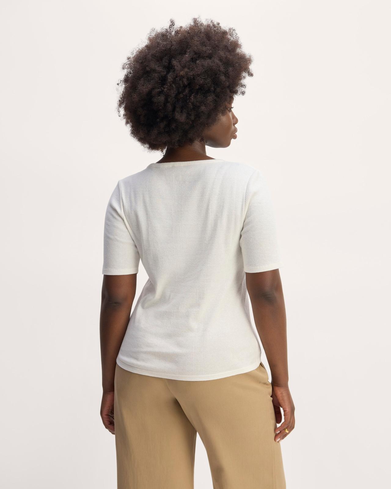 Womens Vintage Rib Scoop-Neck Top T-Shirt by Everlane Product Image