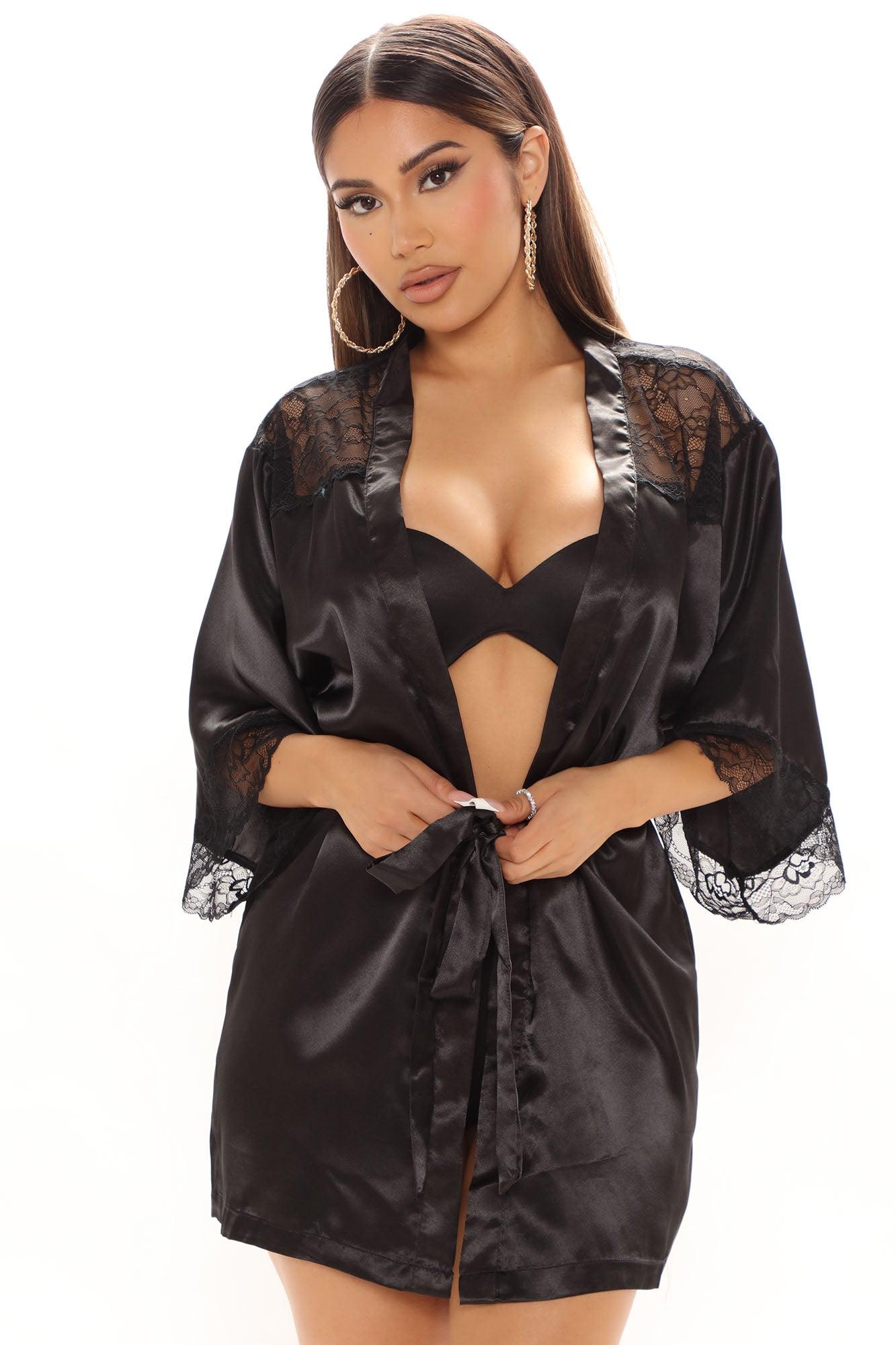 Evening Affair Robe - Black Product Image
