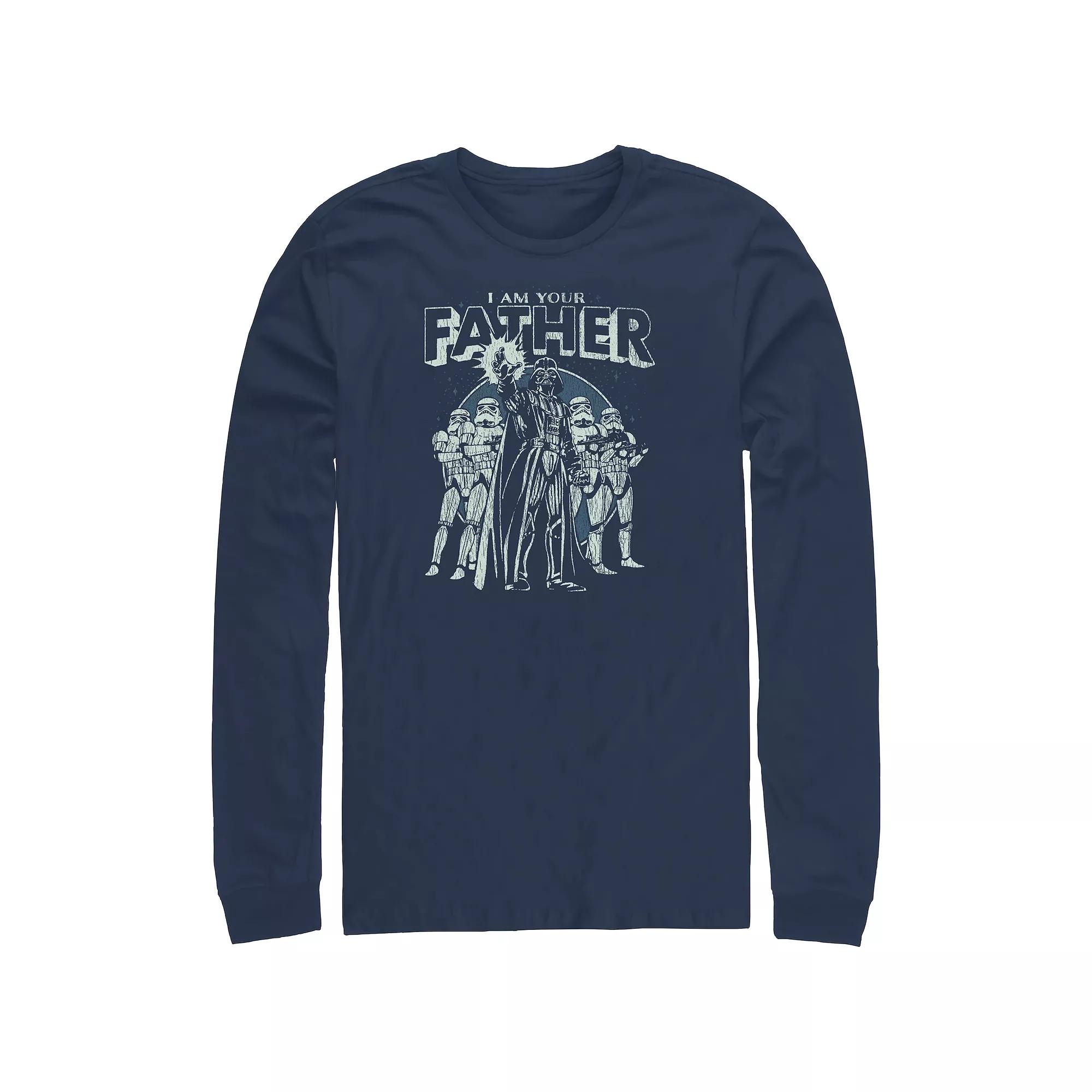 Men's Star Wars I Am Your Father Graphic Tee, Size: Small, Blue Product Image