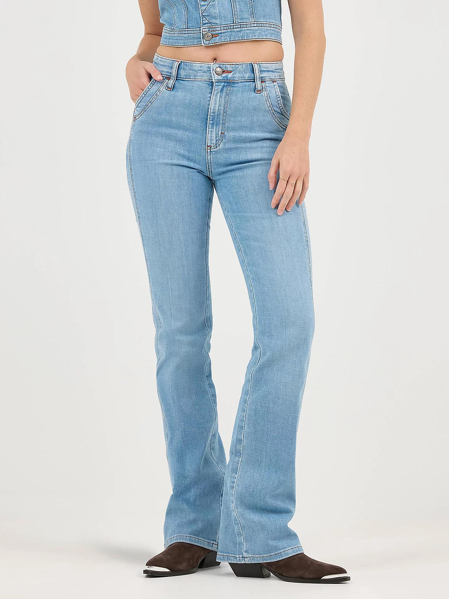 Women's High Rise Double Side Seam Bootcut Jean | Women's Jeans | Lee® Product Image