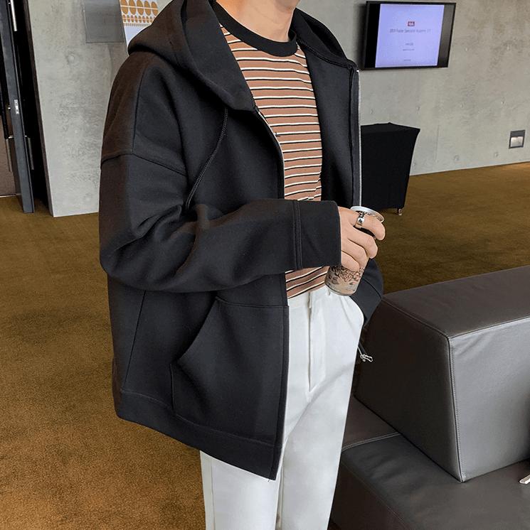 RT No. 2818 BASIC ZIP-UP HOODIE Product Image