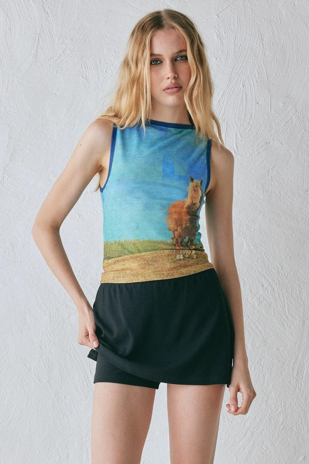 Franzi Skort Black Product Image