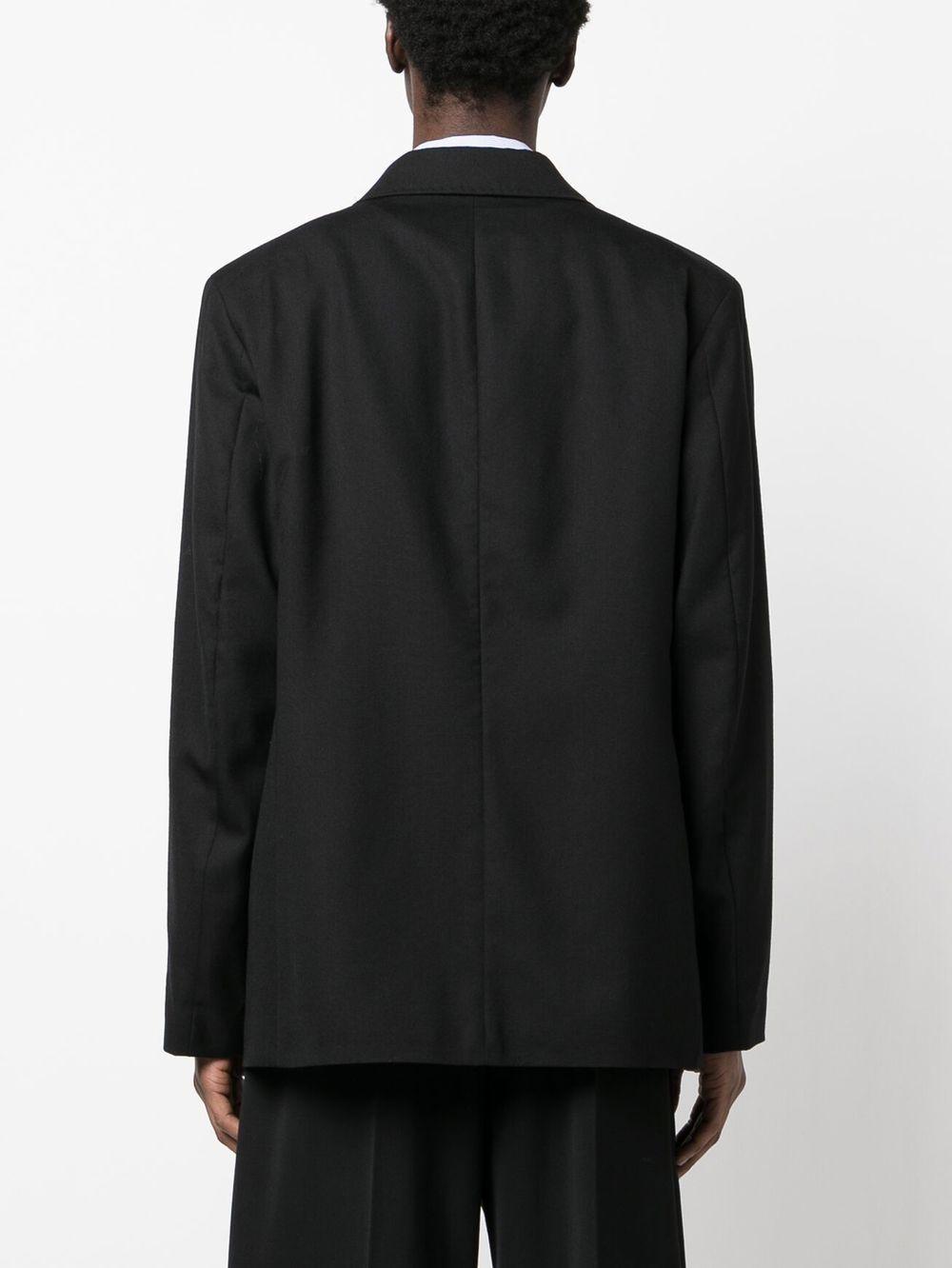 Unconstructed double-breasted blazer Product Image
