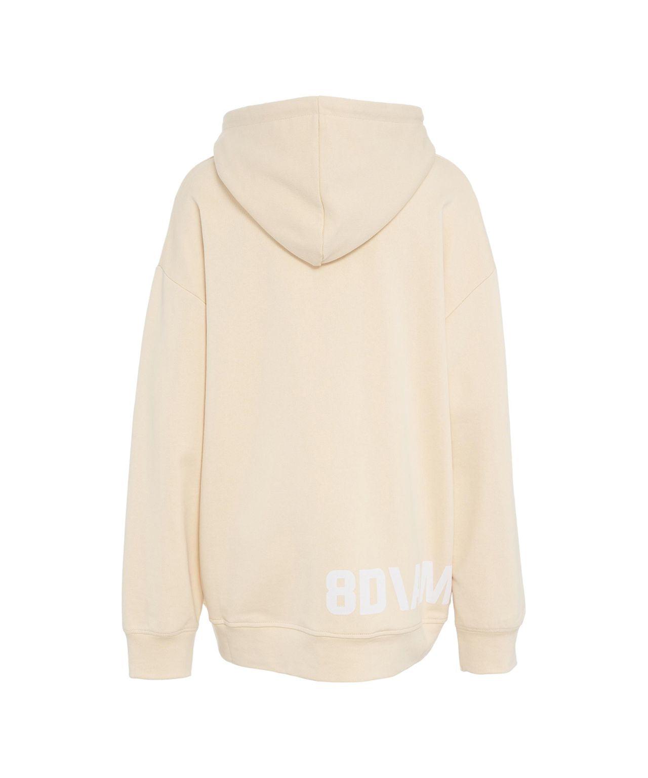 Oversize hoodie with zip Product Image