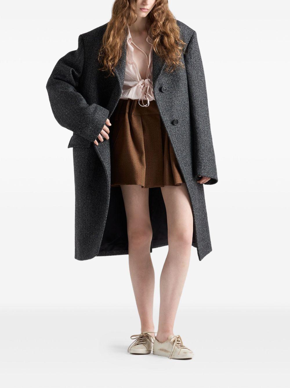 lace-up cotton shirt Product Image