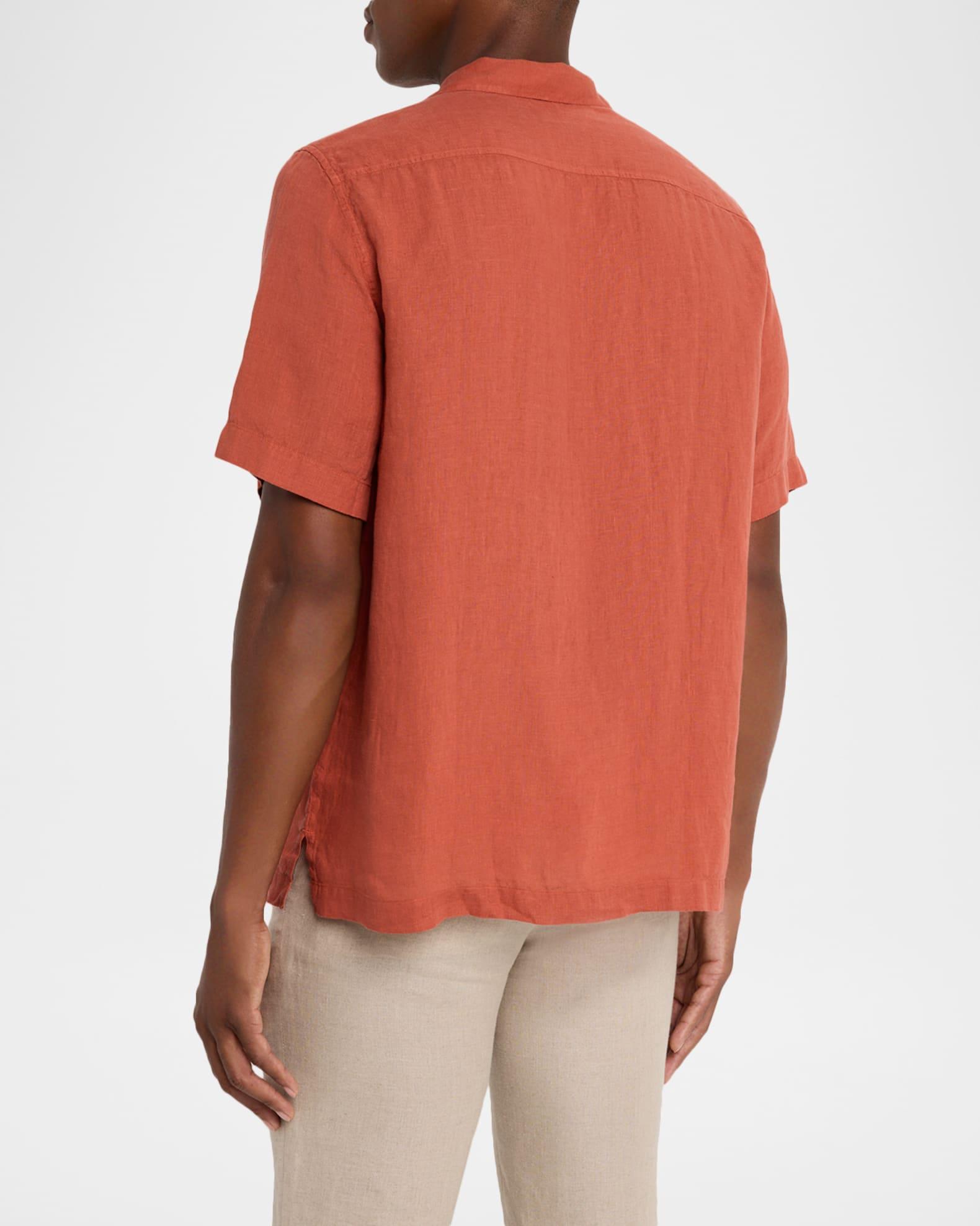 Men's Angelo Linen Short-Sleeve Shirt Product Image
