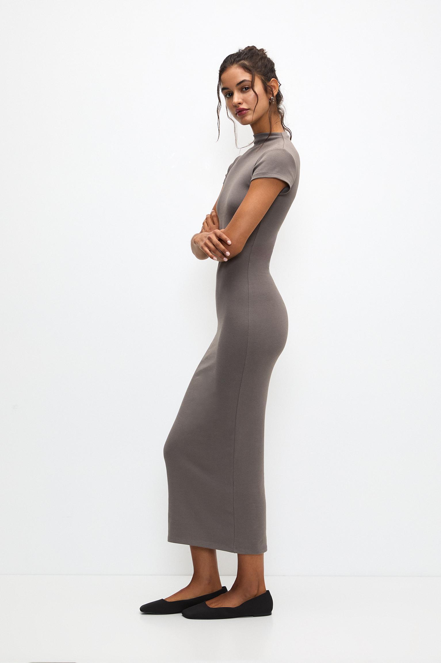 Mock neck midi dress Product Image