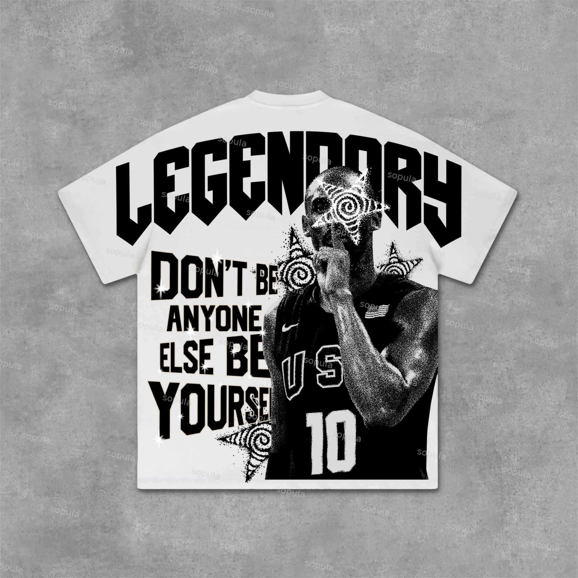 Legendary Star You Just Need To Be Yourself Graphics 100% Cotton T-Shirt Product Image
