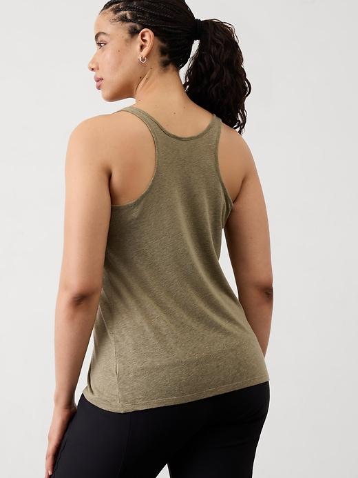 Getaway Linen Blend Tank Product Image