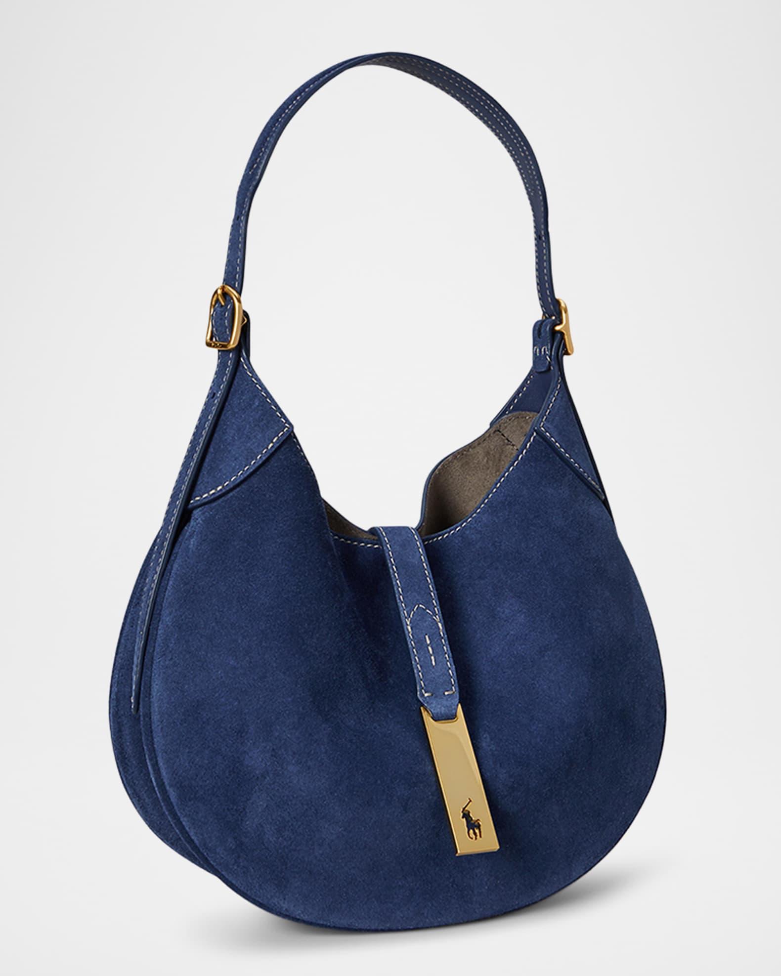Polo ID Small Suede Shoulder Bag  Product Image