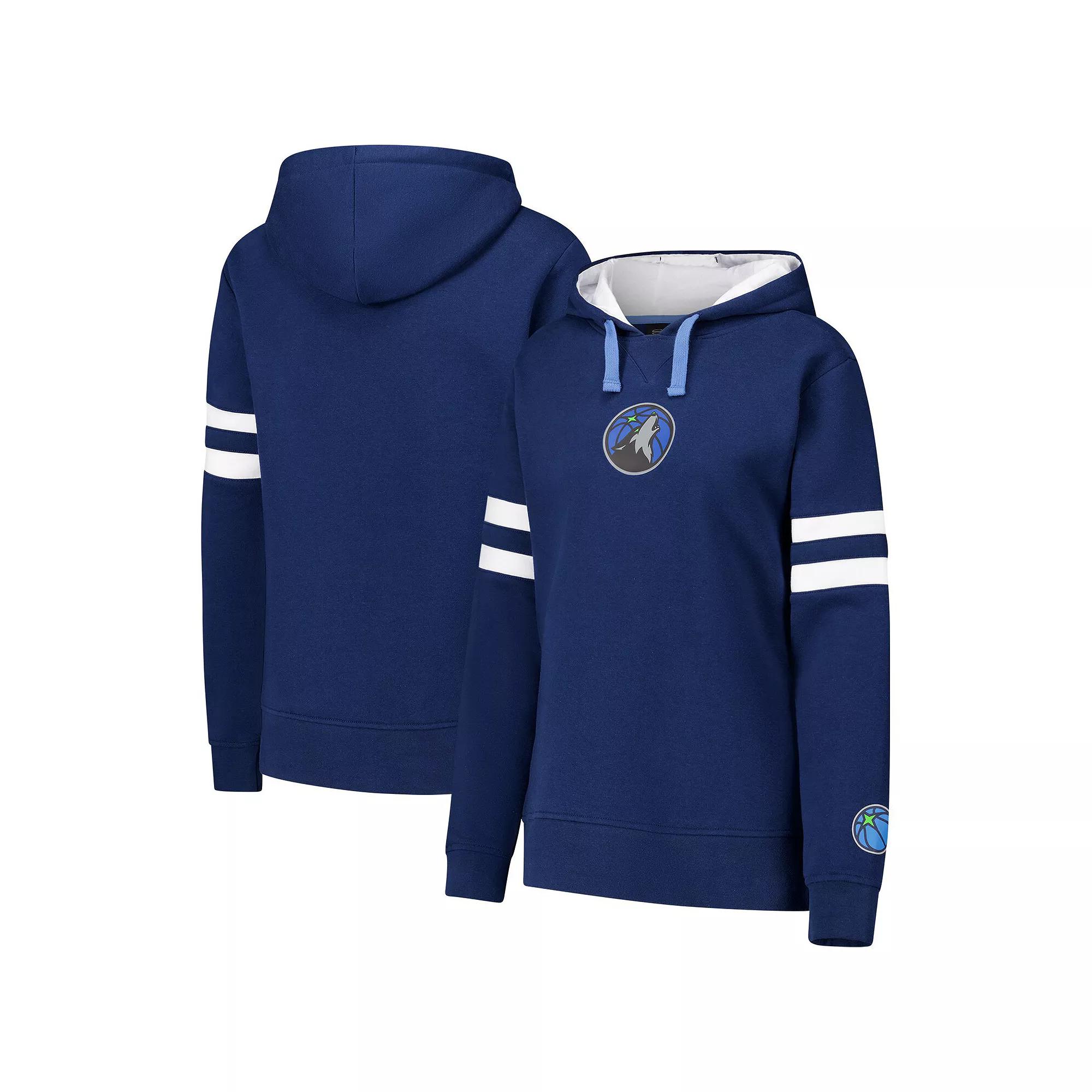 Women's Stadium Essentials Navy Minnesota Timberwolves Road Game Pullover Hoodie,  Product Image