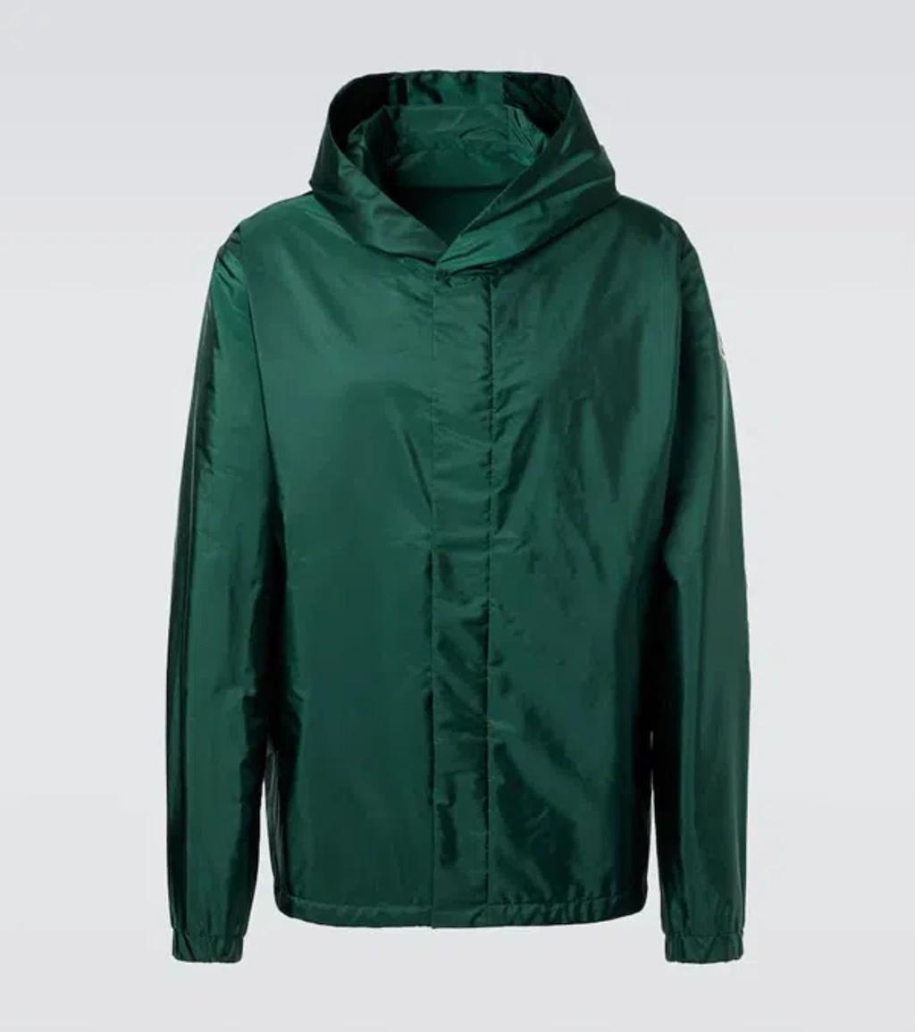 MONCLER Grandans Hooded Jacket In Green Product Image