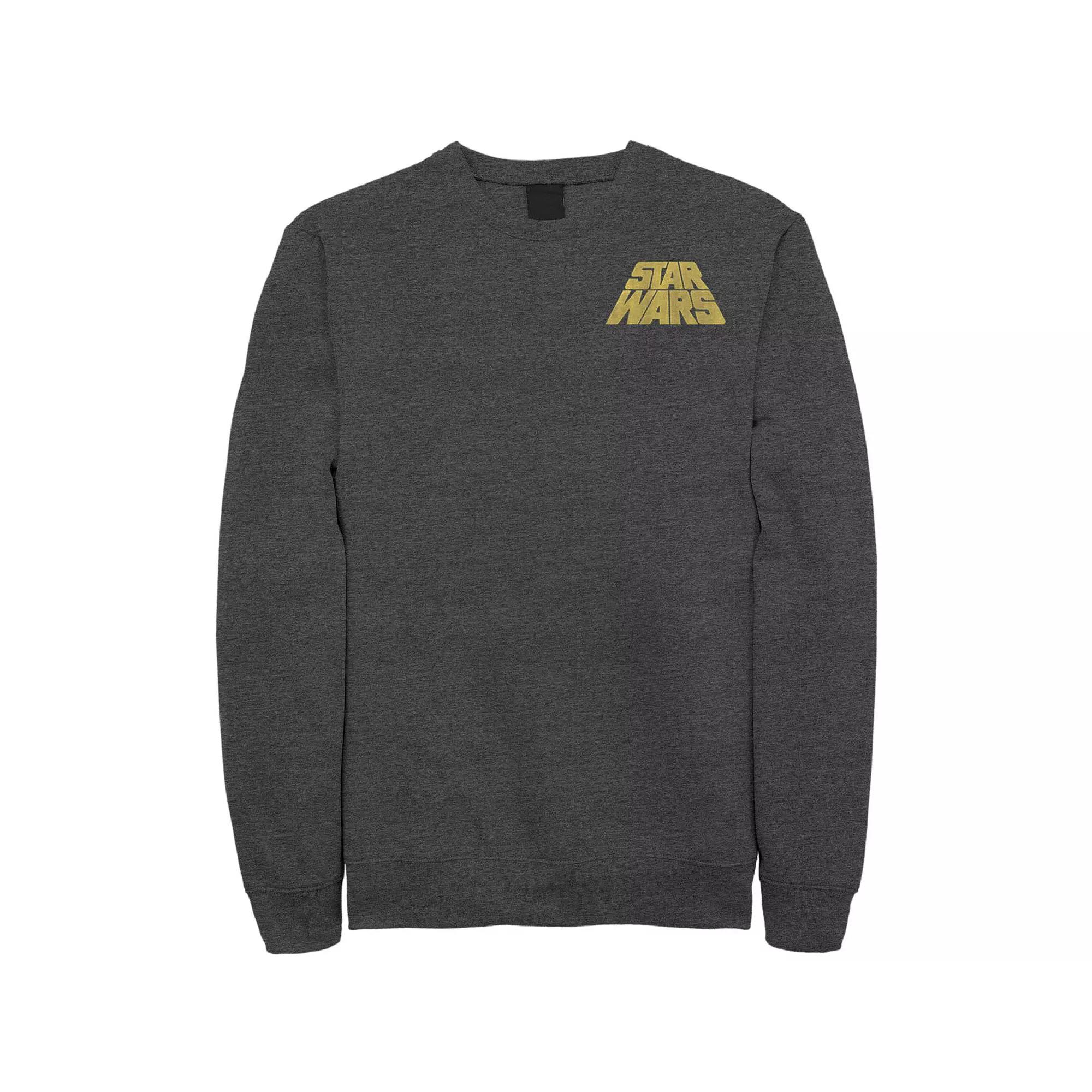 Men's Star Wars Distressed Slant Logo Z2 Sweatshirt,  Product Image