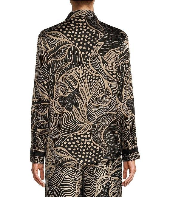 Antonio Melani Sharon Long Sleeve Satin Twill Button Down Coordinating Blouse Product Image