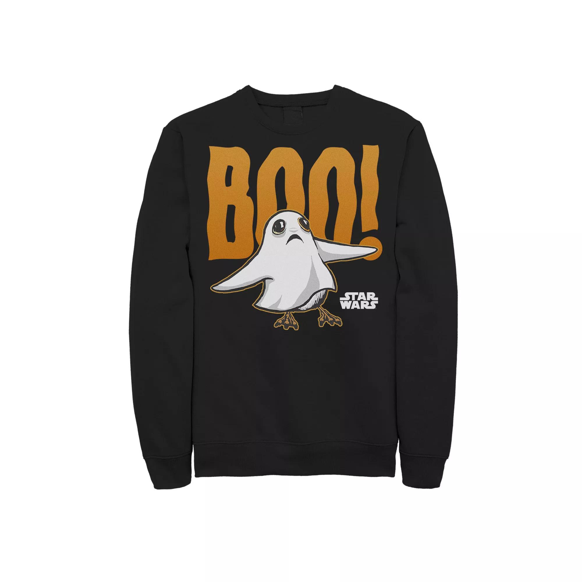 Men's Star Wars Ghost Porg Boo Sweatshirt,  Product Image