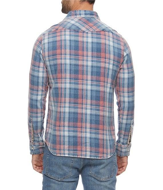 Flag and Anthem Long Sleeve Winchester Plaid Woven Western Shirt Product Image