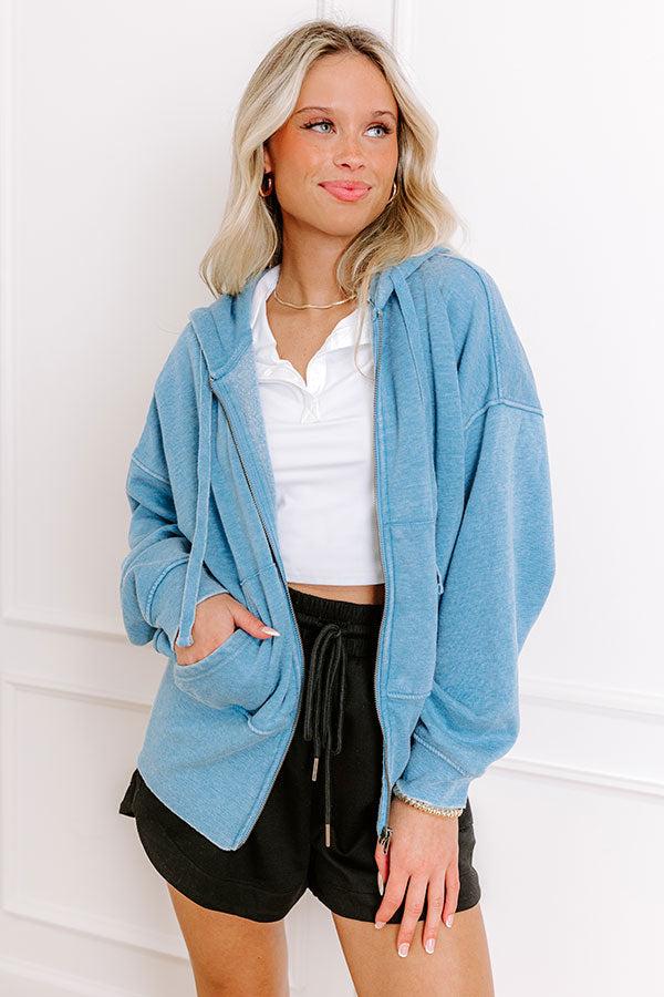 Along The Path Sweater In Blue Product Image